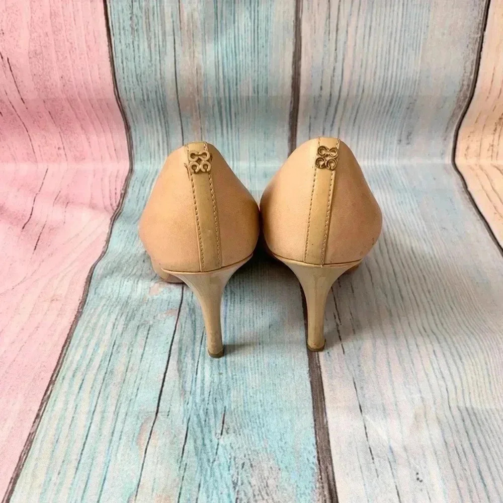 Coach pointy toe nude color pumps - Picture 7 of 13
